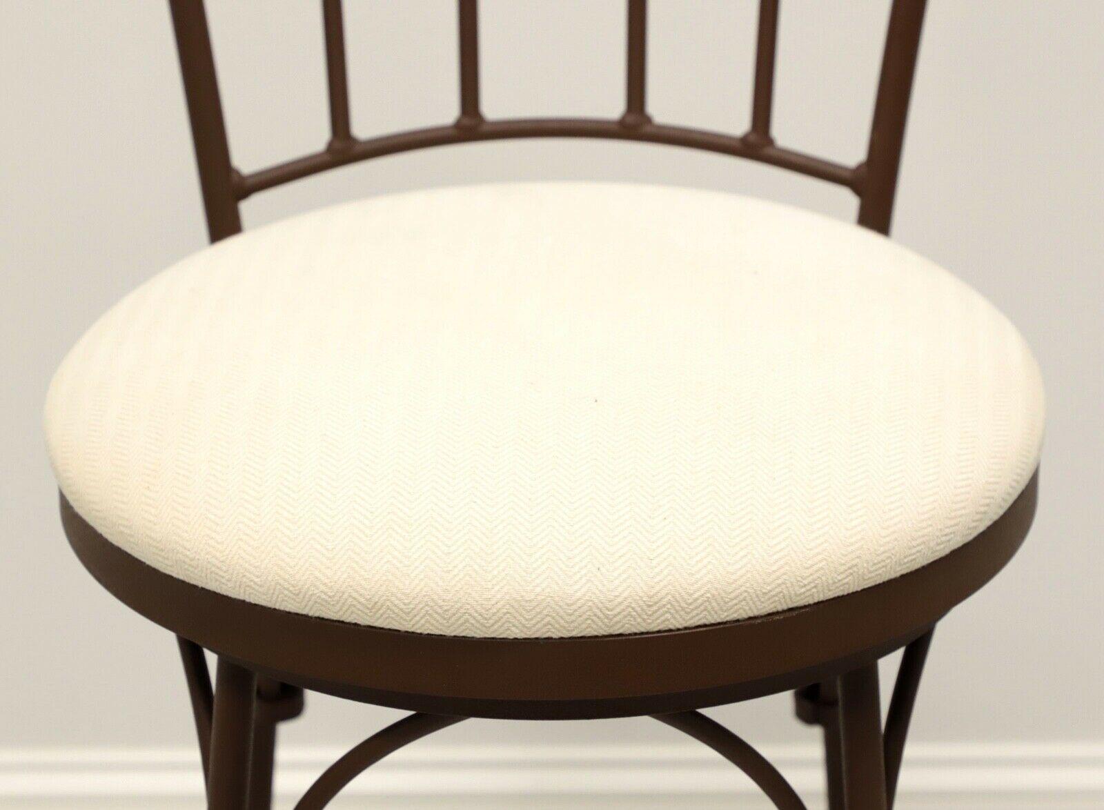 CHARLESTON Wrought Iron Shaker Arch Bar Height Swivel Stools