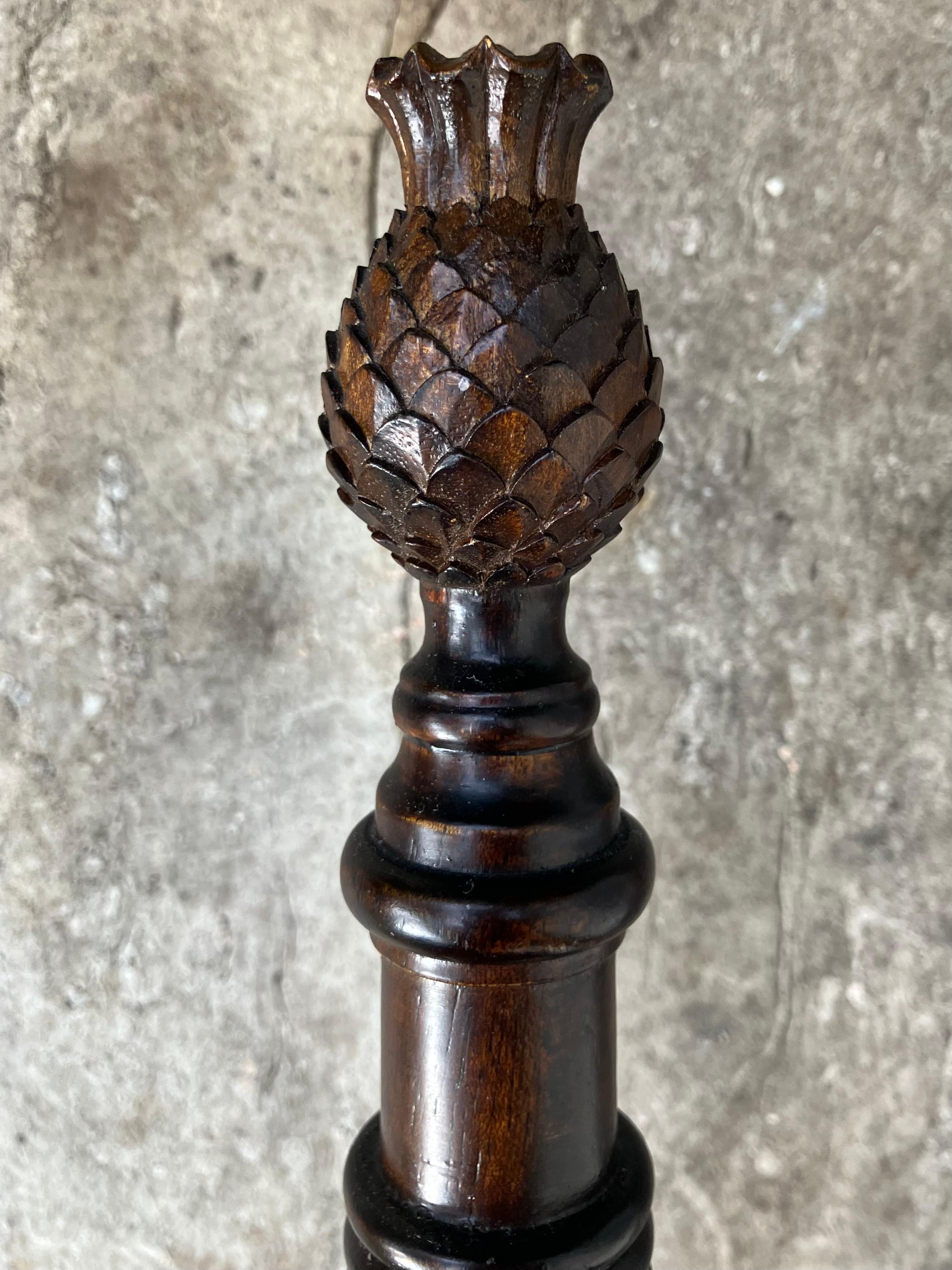 Stained Charleston Style Cutlery Holder For Sale