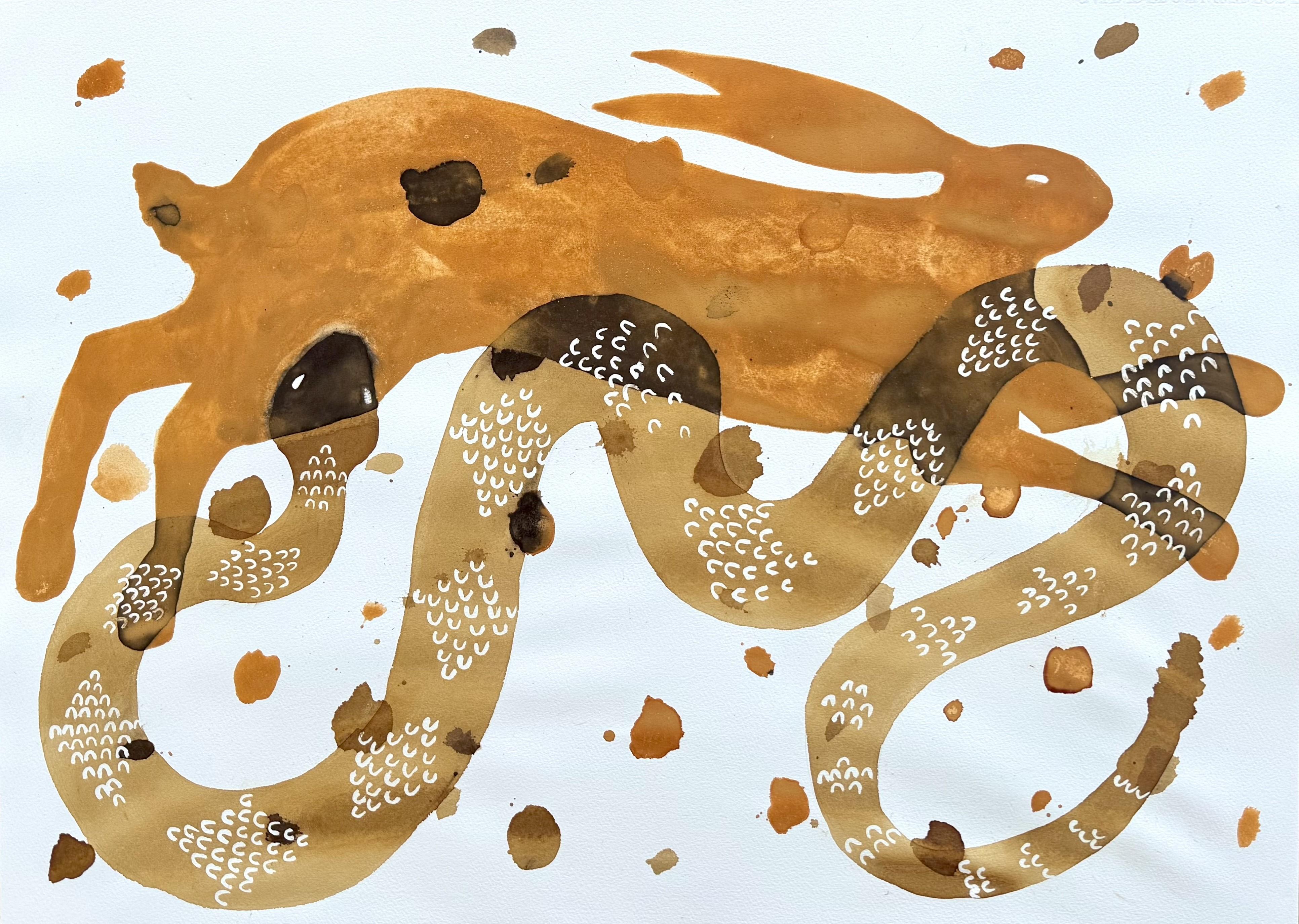 Animal Painting di Charlie-Anne Hopkins - Sotto il Balsamroot
