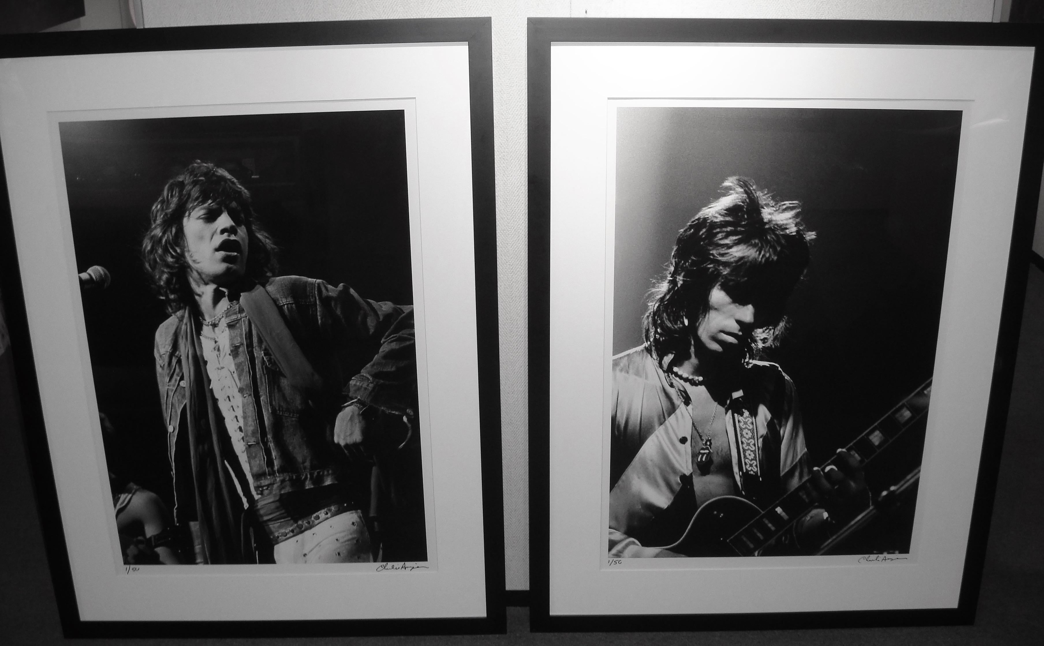 Photographie « The Glimmer Twins - Mick Jagger » 20x15 pouces par Charlie Auringer en vente 2