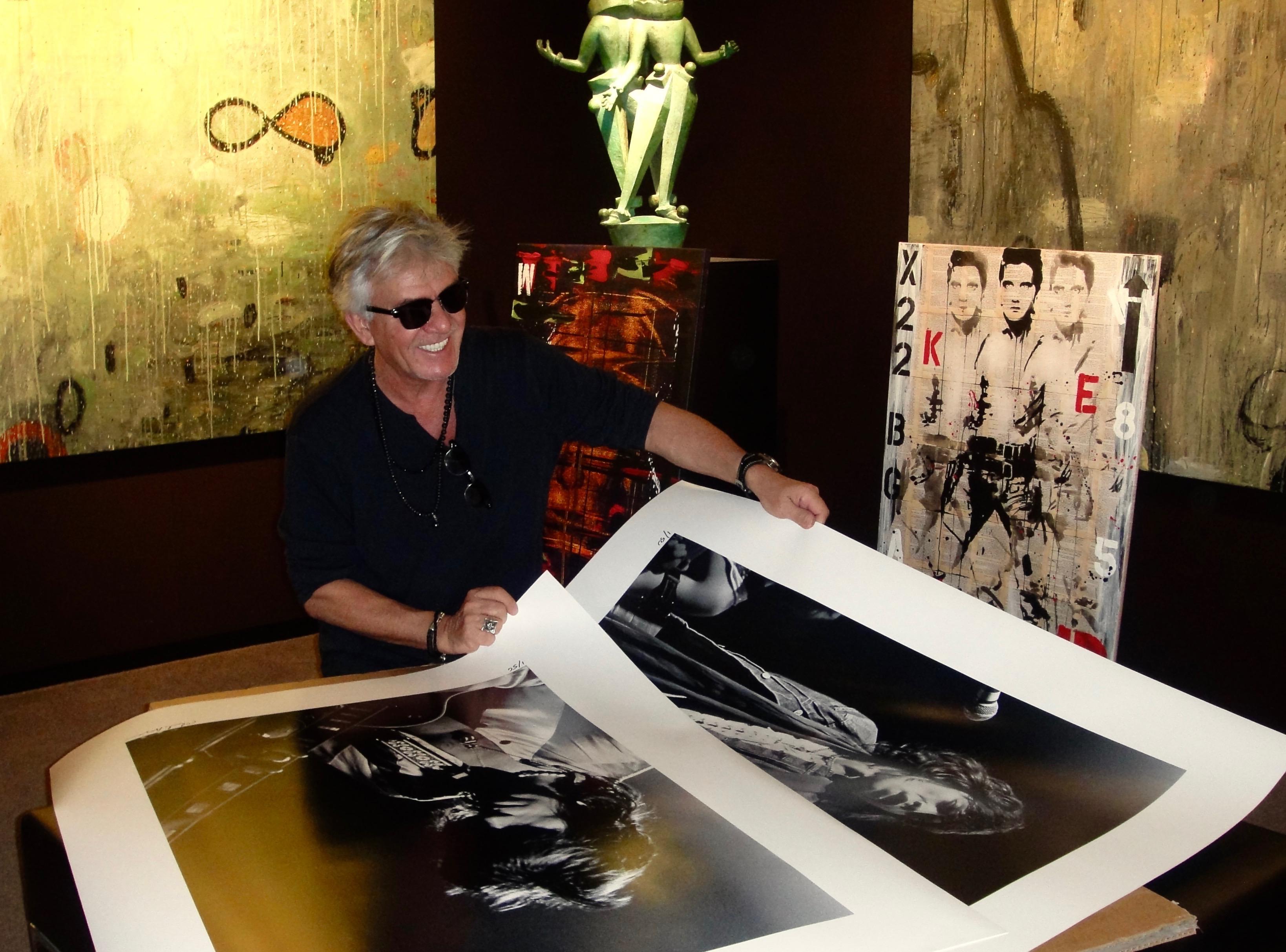 Photographie « The Glimmer Twins - Mick Jagger » 20x15 pouces par Charlie Auringer en vente 3