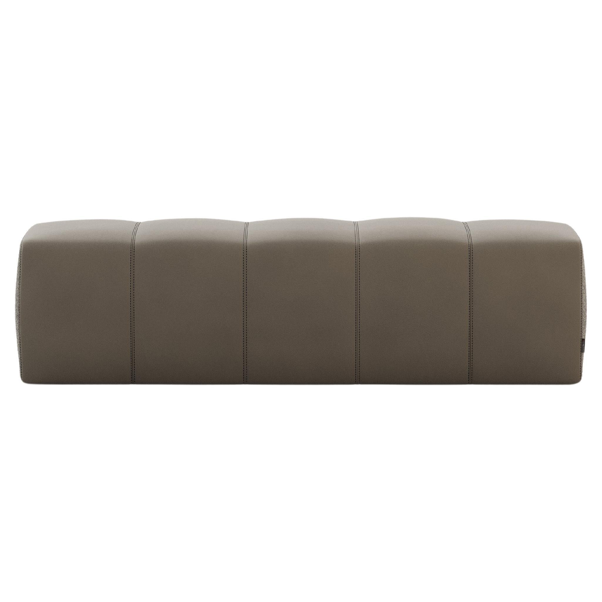 Contemporary bench for end of bed with customisable upholstery by Laskasas For Sale