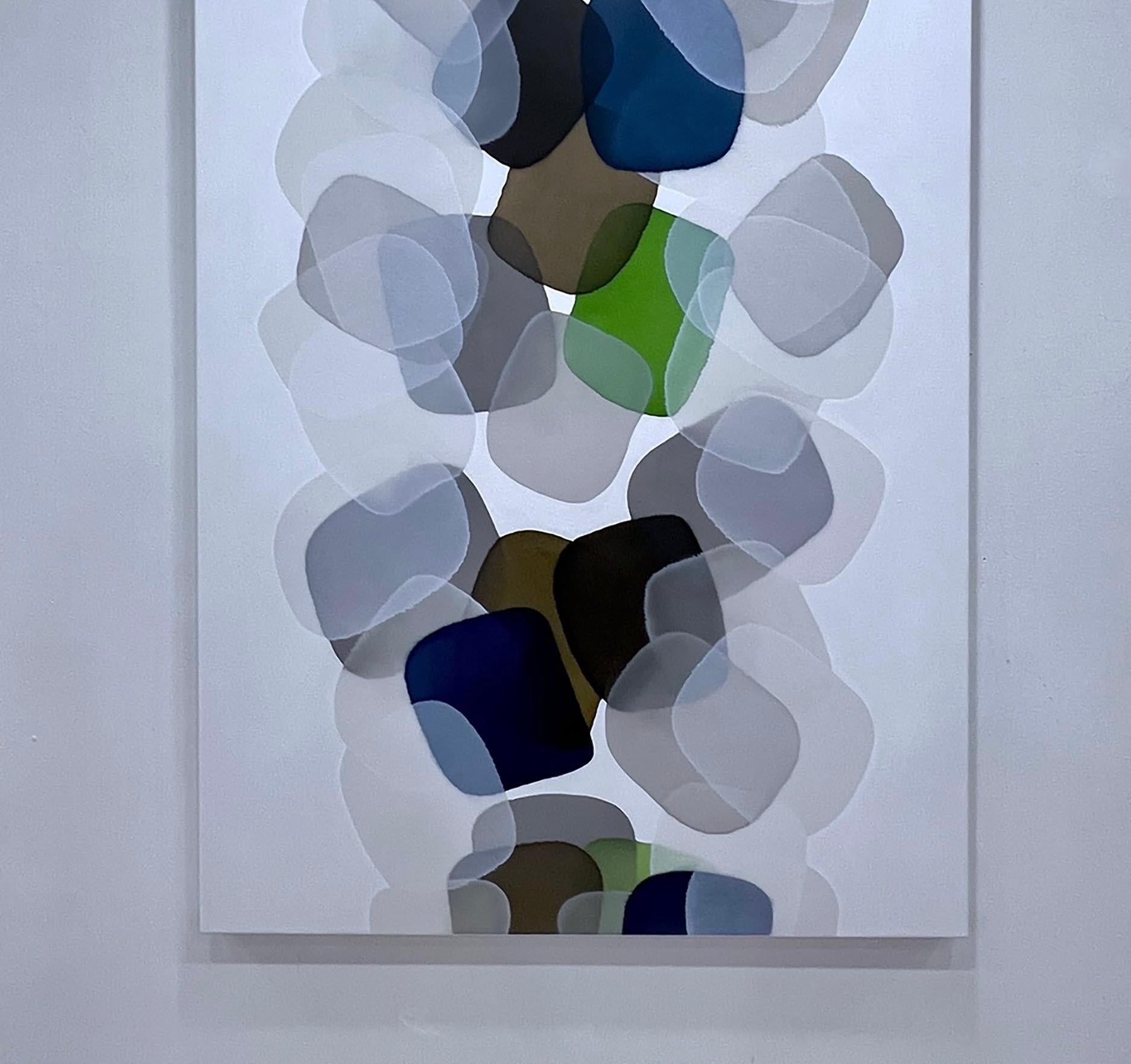Elementos constitutivos de la vida - Painting Abstracto de Charlie Bluett