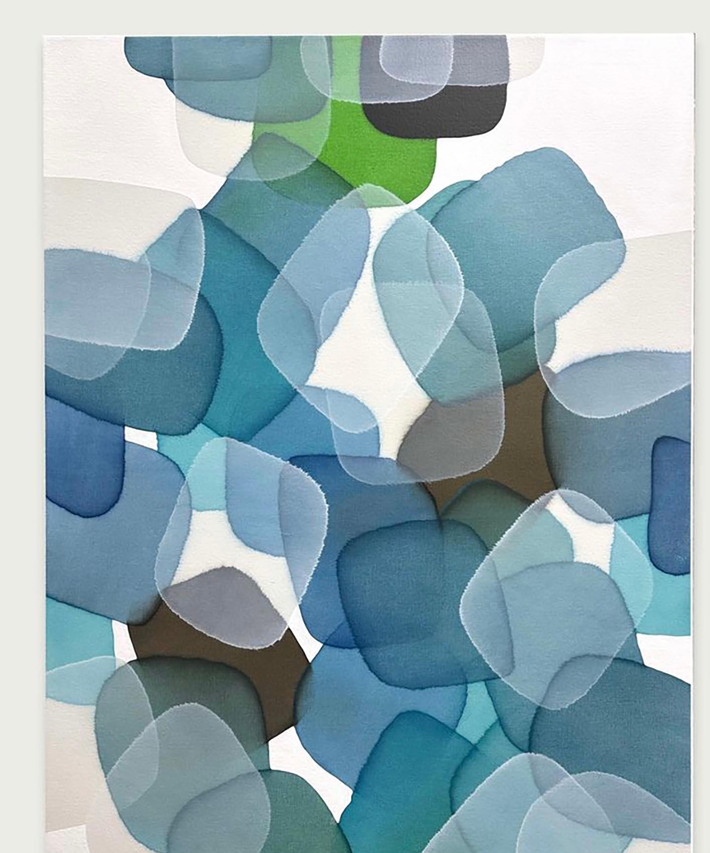 Tierra, Agua, Piedra - Painting de Charlie Bluett