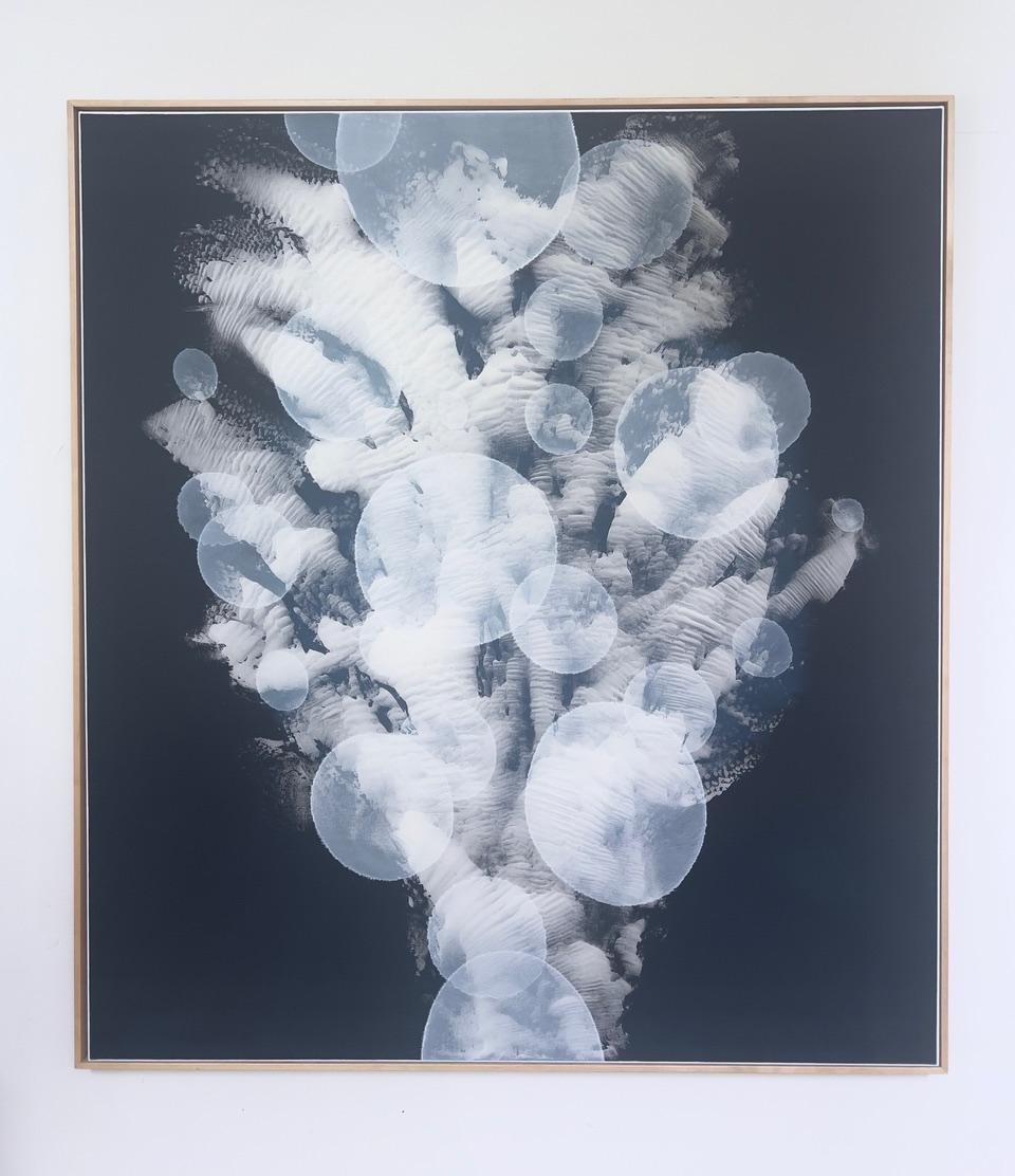 Abstract Painting Charlie Bluett - L'attraction gravitationnelle des marées