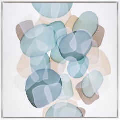 "Made Up By All Shapes and Sizes" Sea Glass Inspired Painting