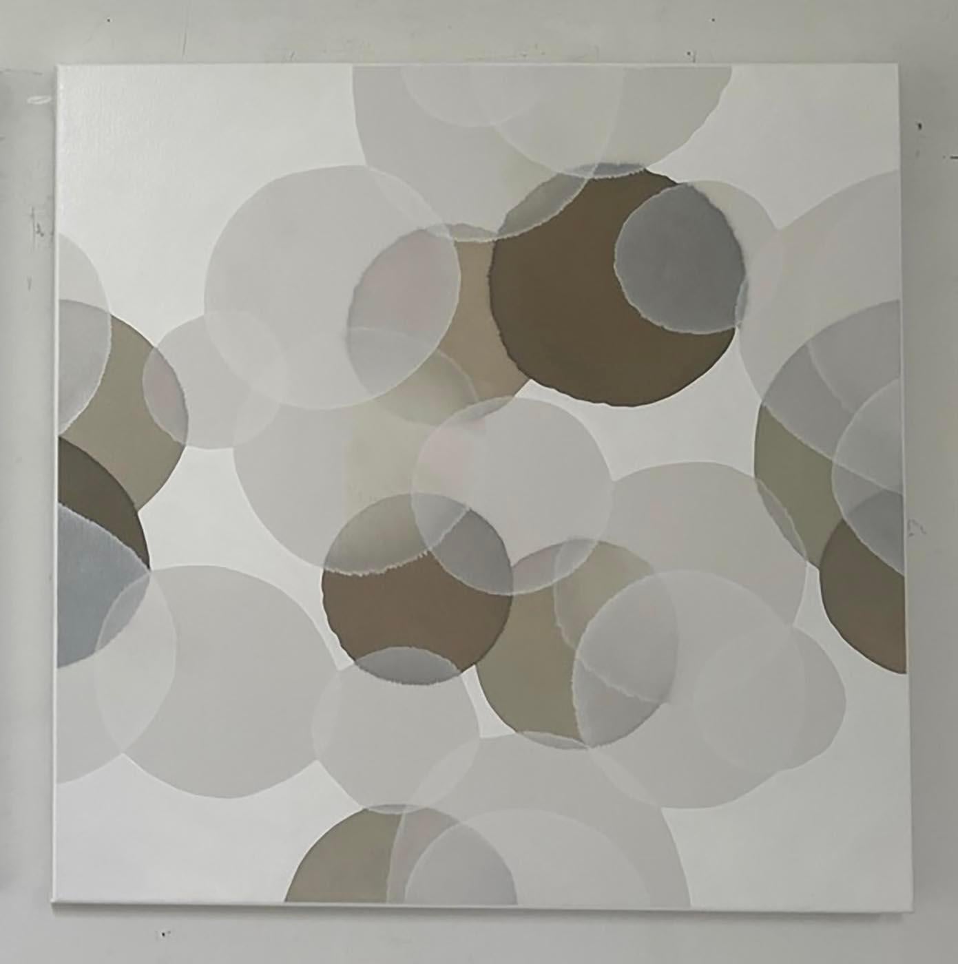 Guijarros y piedras - Painting Abstracto de Charlie Bluett