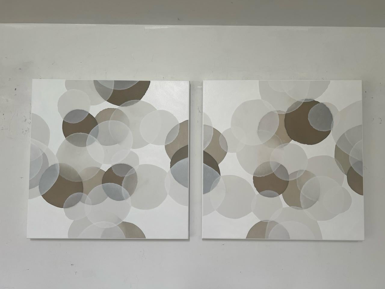 Abstract Painting de Charlie Bluett - Guijarros y piedras