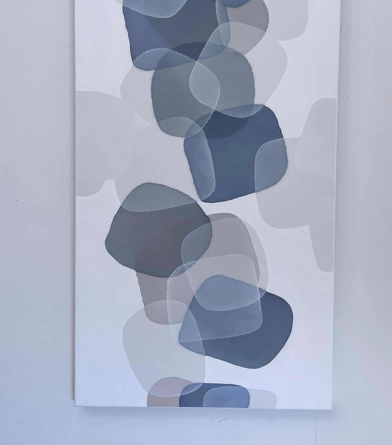 Juntos como uno - Painting Abstracto de Charlie Bluett