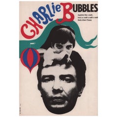 "Charlie Bubbles" 1969 Czech A3 Film Poster