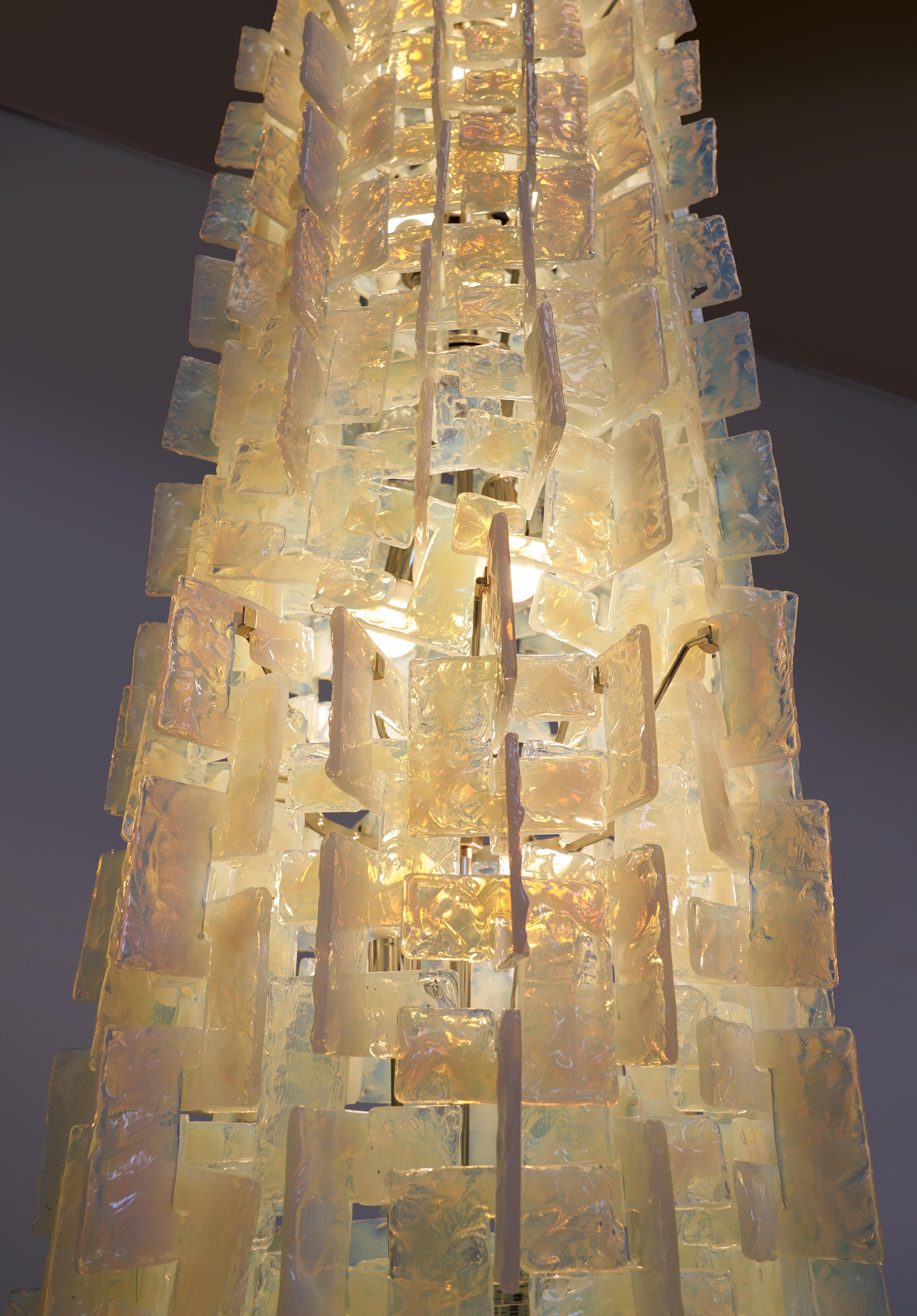 Charlie Chandleier von Carlo Nason für Mazzega, Italien, 1970er Jahre im Angebot 3