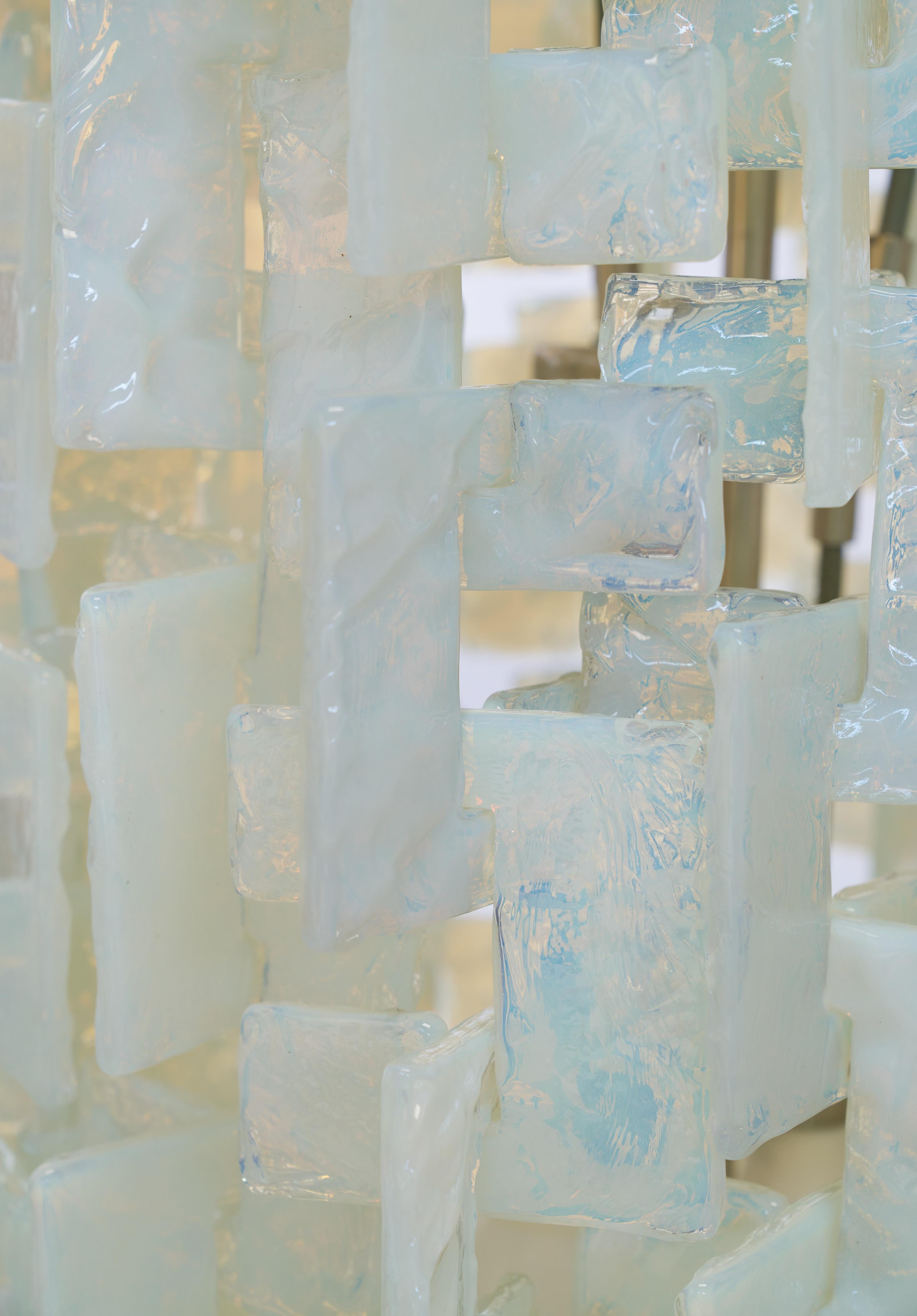 Charlie Chandleier von Carlo Nason für Mazzega, Italien, 1970er Jahre (Metall) im Angebot