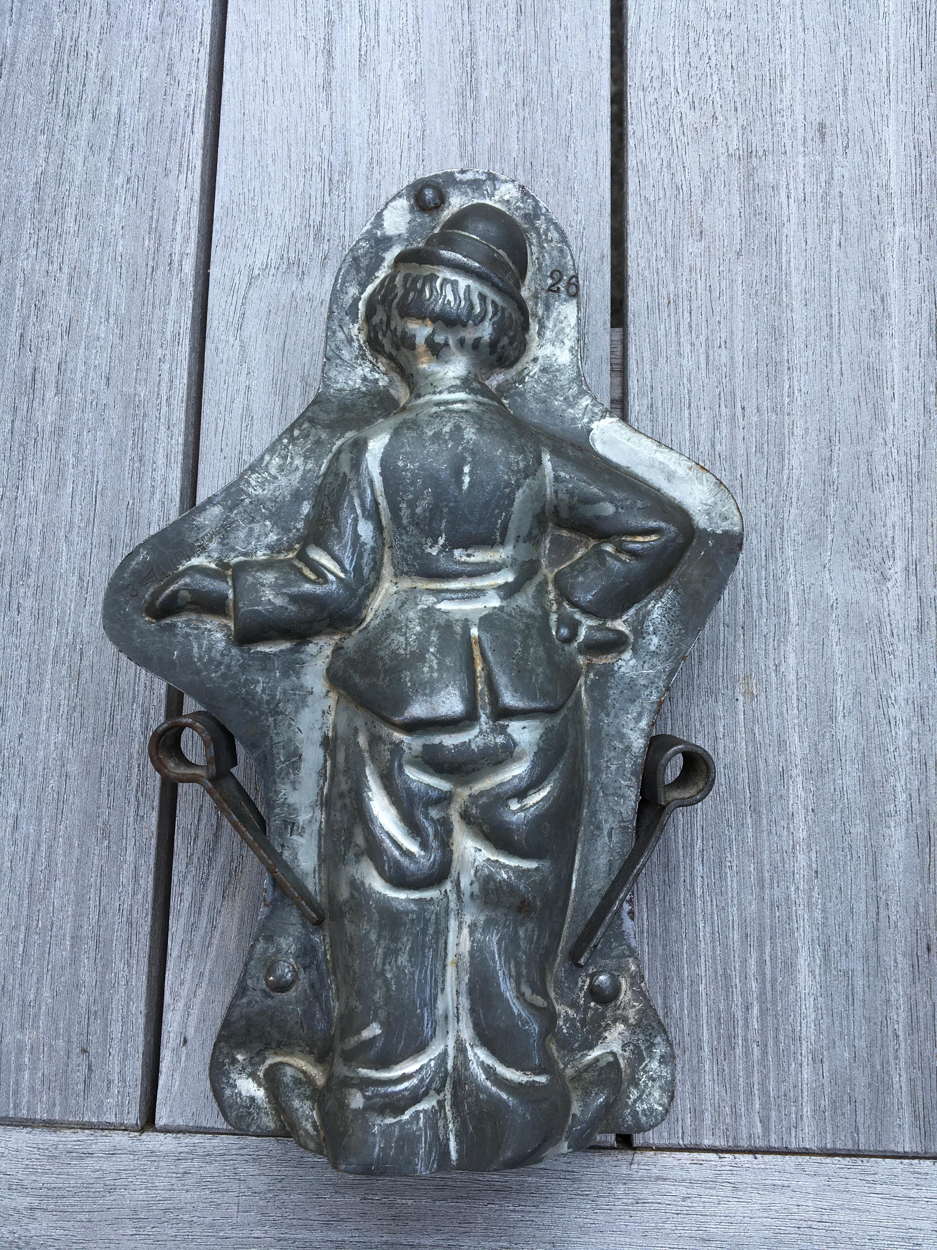 Metal Charlie Chaplin Anton Reiche Chocolate Mold For Sale