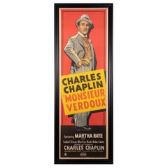 Charlie Chaplin Poster Monsieur Verdoux, circa 1947