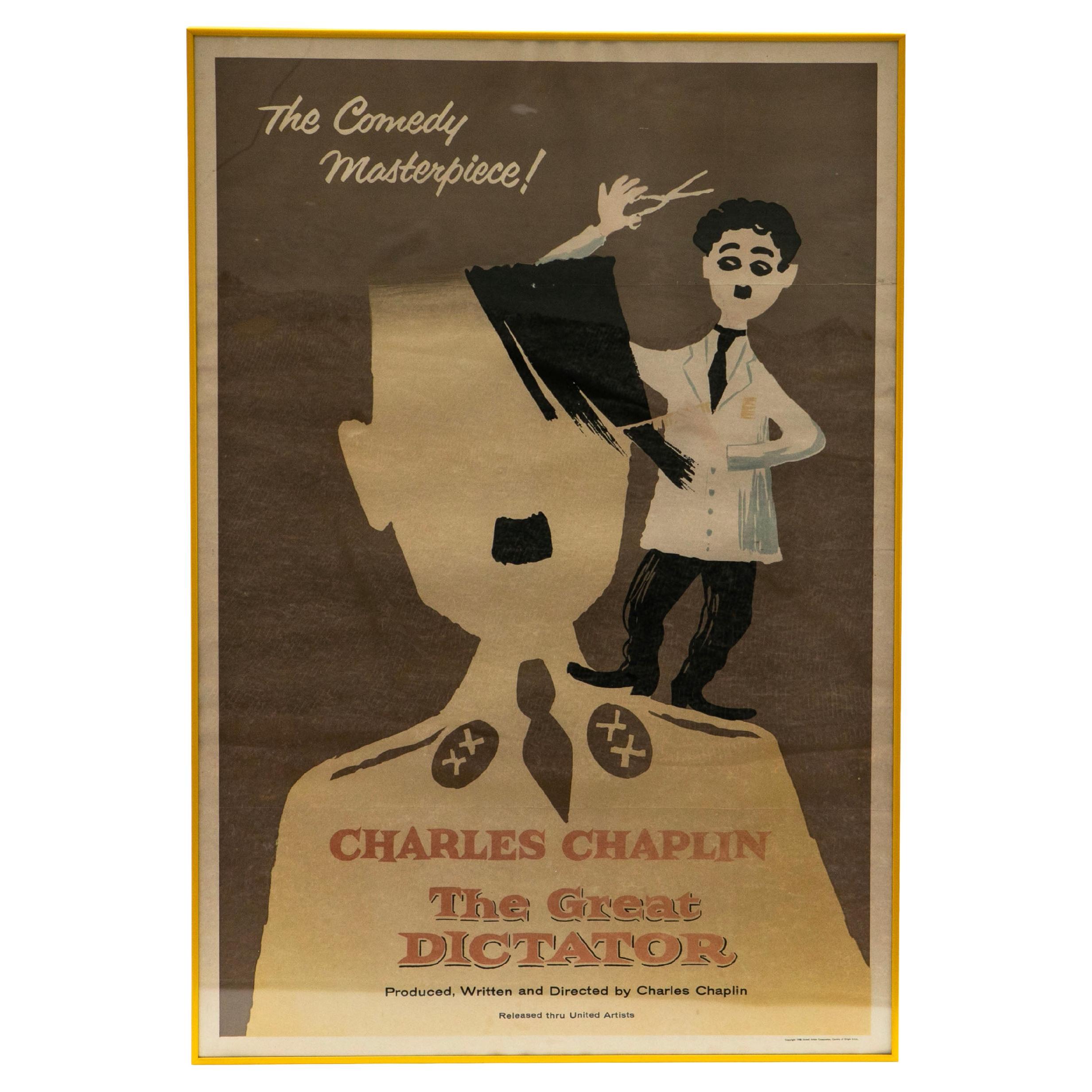 Charlie Chaplin  Print "The Great Dictator"