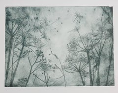 Atrapado por la brisa nº 1 - Verde, Paisaje contemporáneo, Impresiones en edición limitada