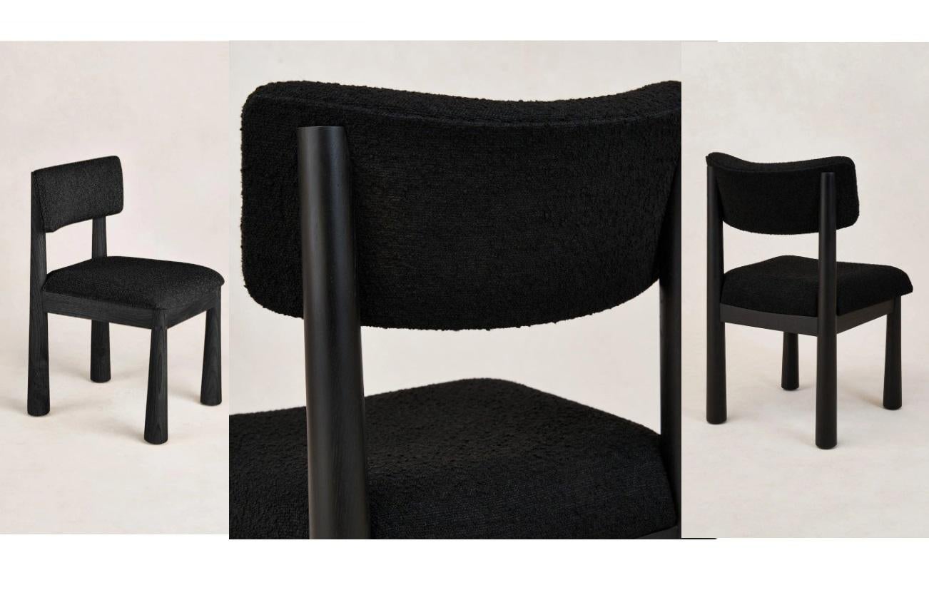 Contemporary Charlie Dining Chair - Black For Sale