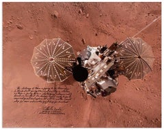 Charlie Duke Signed Photograph of the Phoenix Lander on Mars