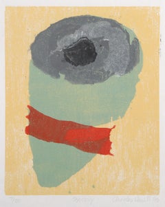 Charlie Hewitt - Buoy, Abstract Woodcut by Charlie Hewitt Used Buoy, Abstract Woodcut by Charlie Hewitt