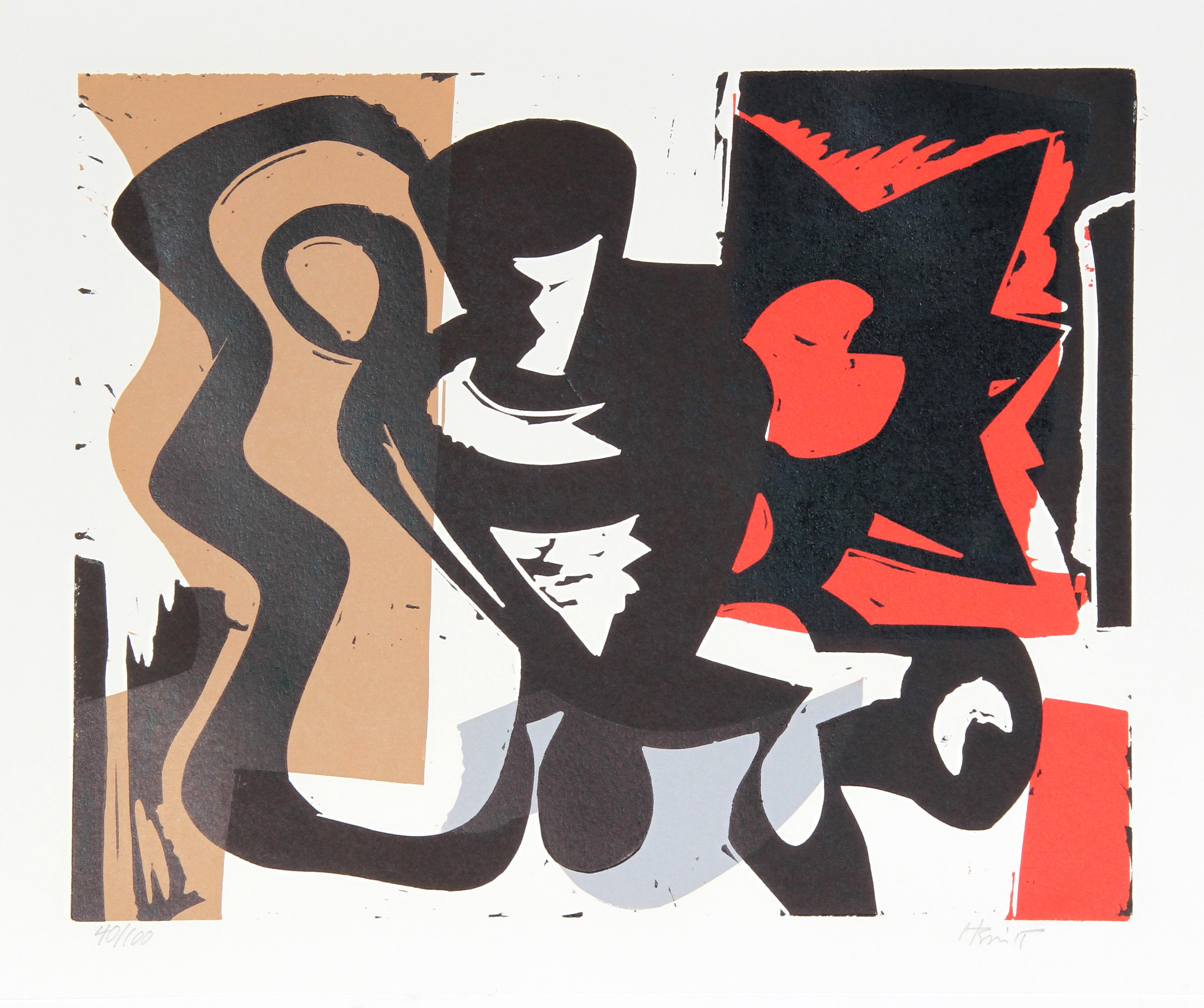 Artist: Charlie Hewitt, American (1946 - )
Title: Untitled - i
Year: circa 1995
Medium: Woodblock, Signed and Numbered in Pencil
Edition: 100
Image Size: 16 x 20 inches
Size: 18.5 x 23 in. (46.99 x 58.42 cm)