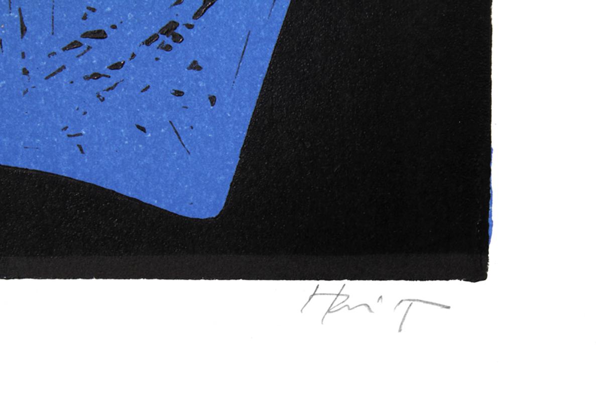 xilografía abstracta sin título de Charlie Hewitt en venta 1