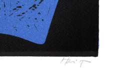 Ohne Titel - N, Abstrakter Minimalistischer Holzschnitt von Charlie Hewitt