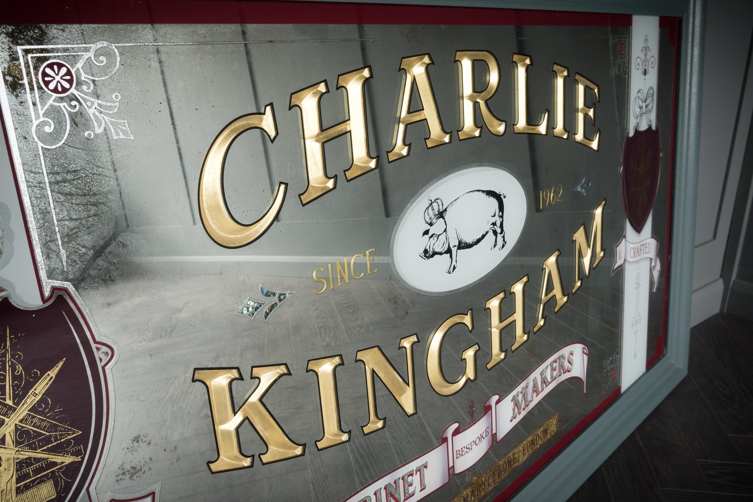 Miroir Charlie Kingham Bon état - En vente à Alton, GB