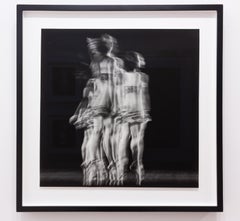 "Beguiled No. 7" - ballet, black and white, figurative, ballerina, motion