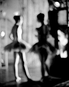 "Twirl No. 129" - ballet, black and white, figurative, ballerina, motion