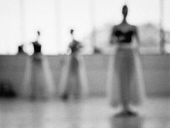 "Twirl No. 13" - ballet, black and white, figurative, ballerina, motion