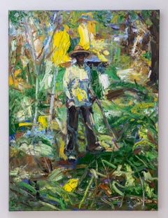 THE GORGE WALKER - Quadro della moglie dell'artista che cammina attraverso una gola