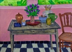 Chez Georges. From the Places series. oil on canvas painting