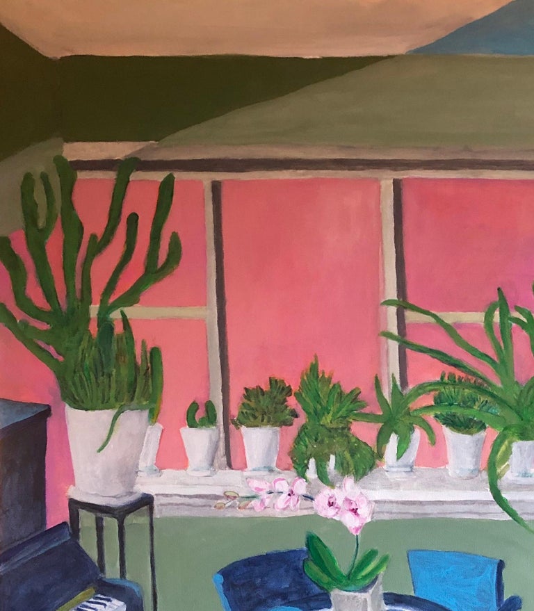 Charlie Scheips East end avenue, From the Places series, oil on