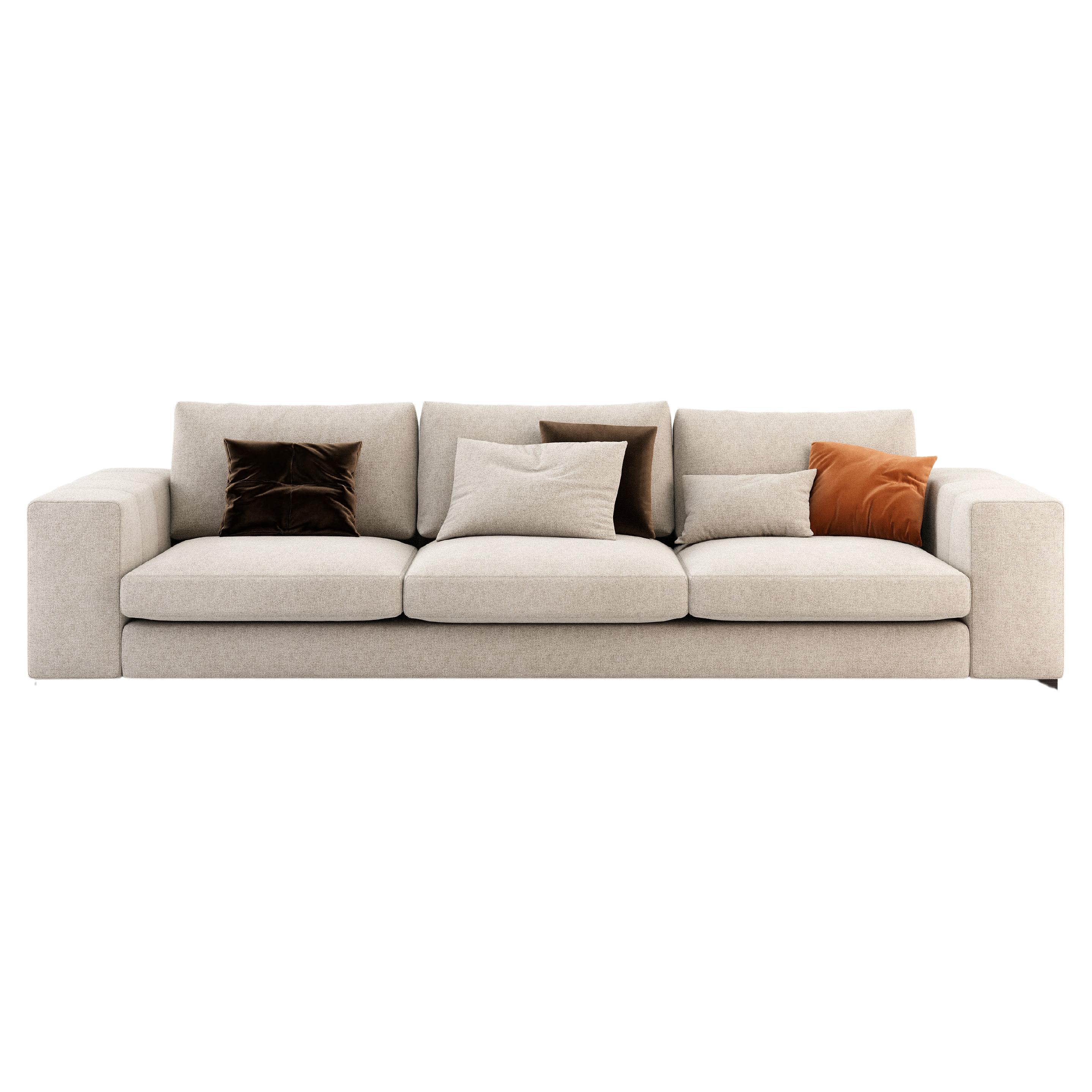 Charlie couch with contemporary design fully customisable For Sale