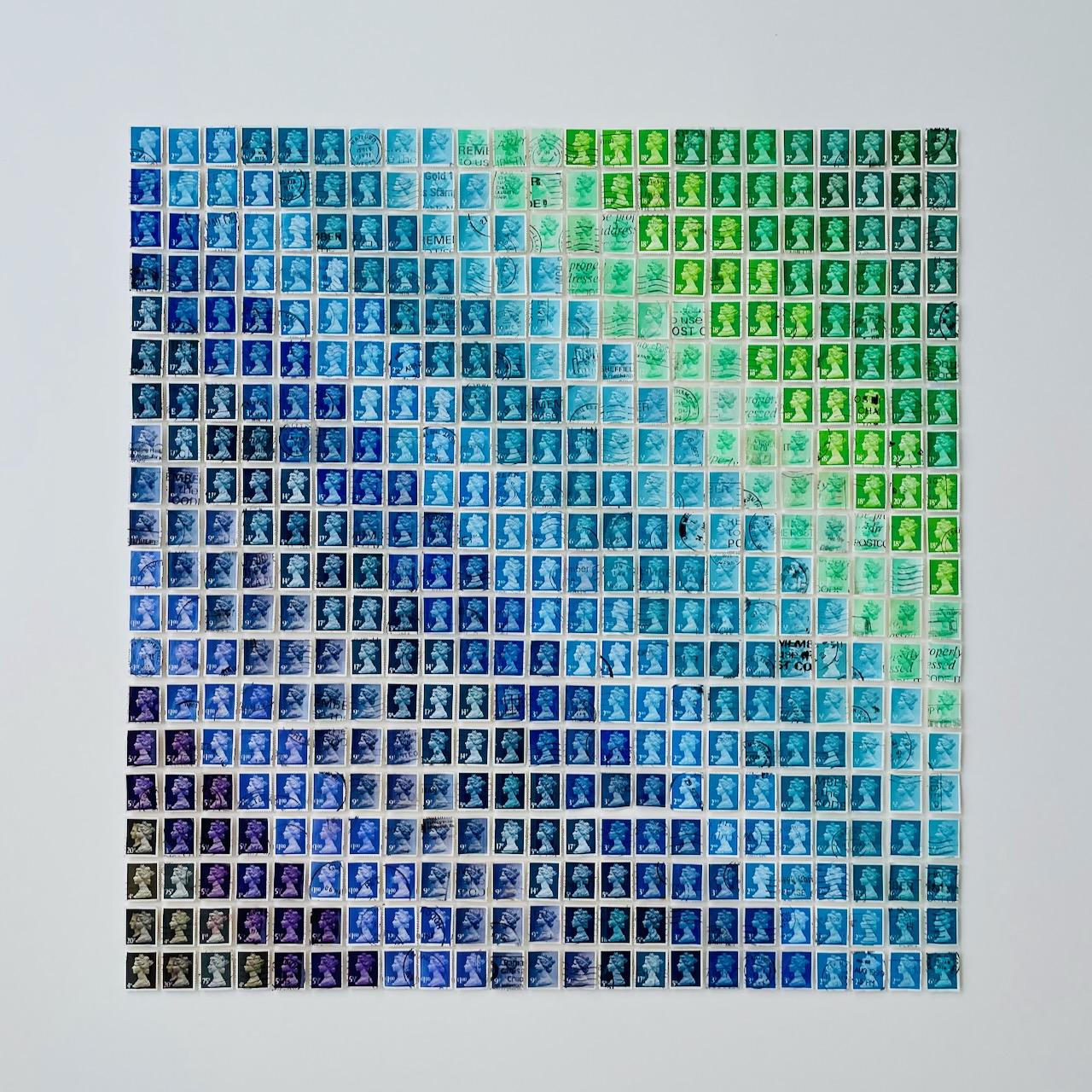 Gradient (Blue) - Mixed Media Art by Charlie Spencer