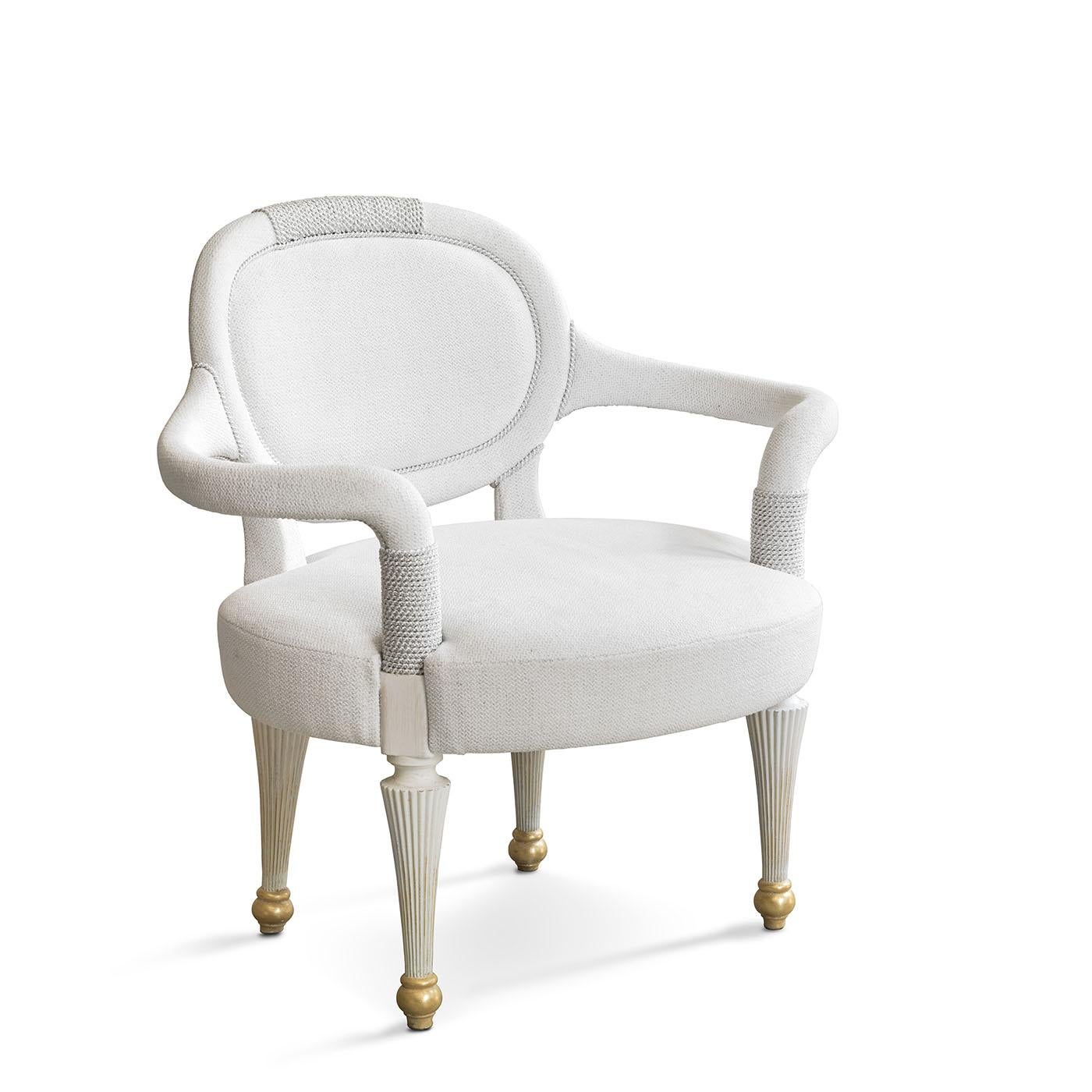 Charlie White Lounge Chair In New Condition For Sale In Milan, IT
