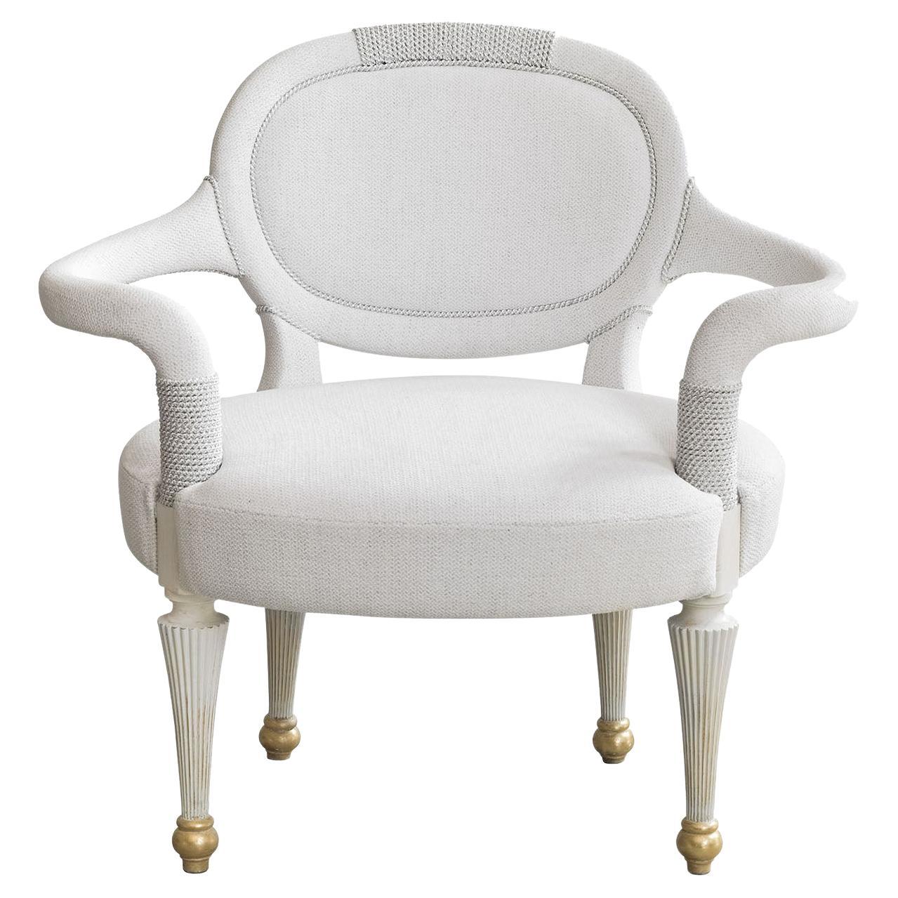 Charlie White Lounge Chair