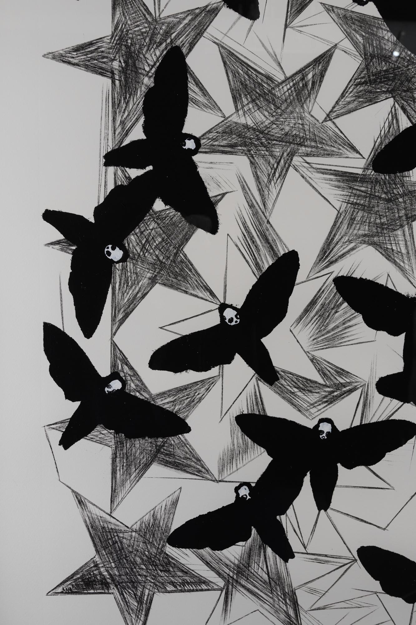Hawk Moths  - Print by Charline Von Heyl