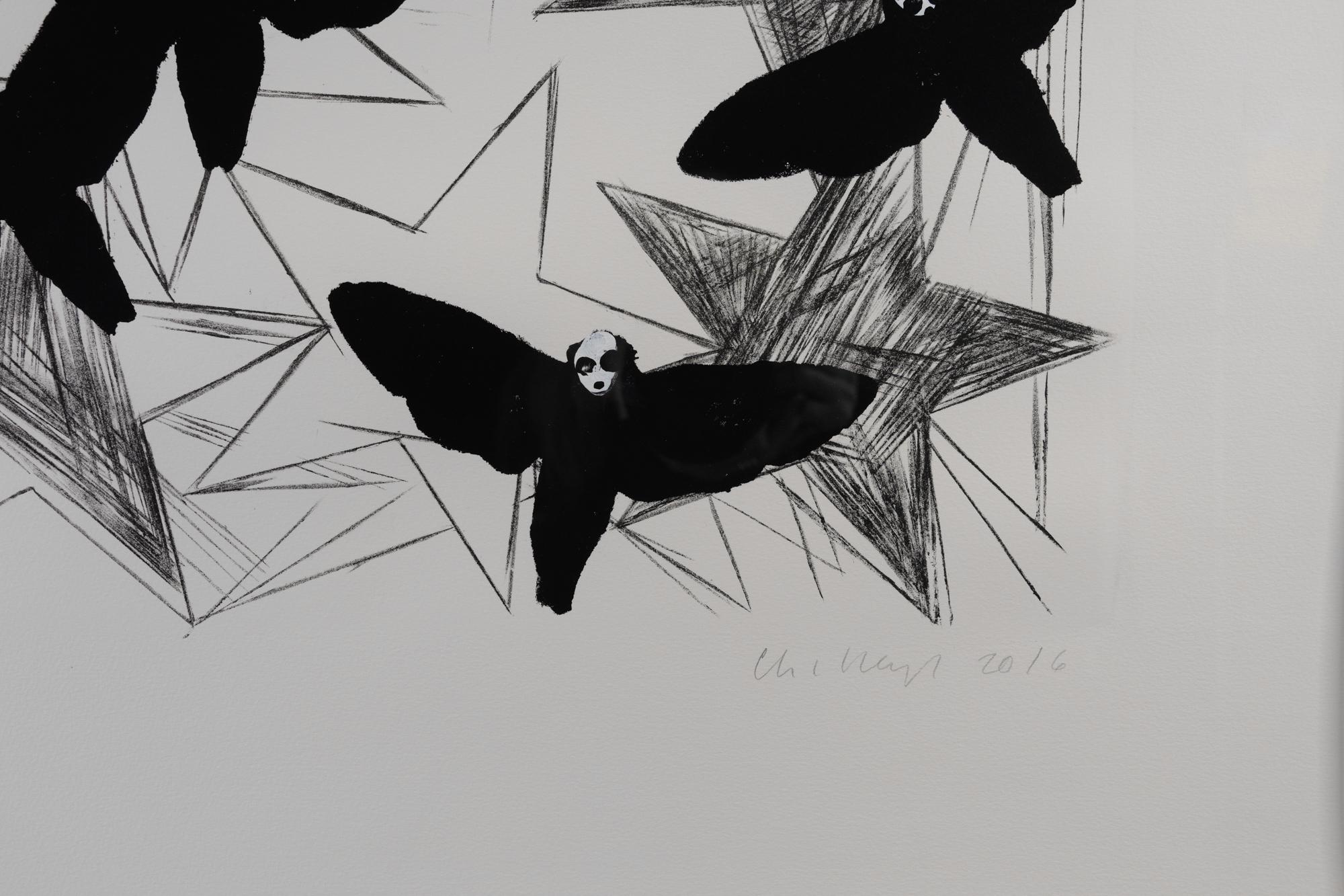 Hawk Moths  - Contemporary Print by Charline Von Heyl