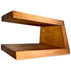 Charlortte Perriand a Larch Wood Bedside Méribel, 1948