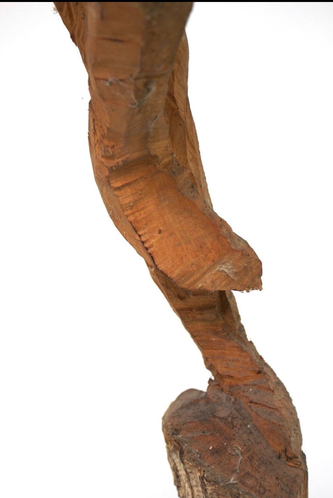 Modern Charlott Szukala, Sculpture, 'Female Nude', Hand Carved in Wood, Germany 2010 For Sale