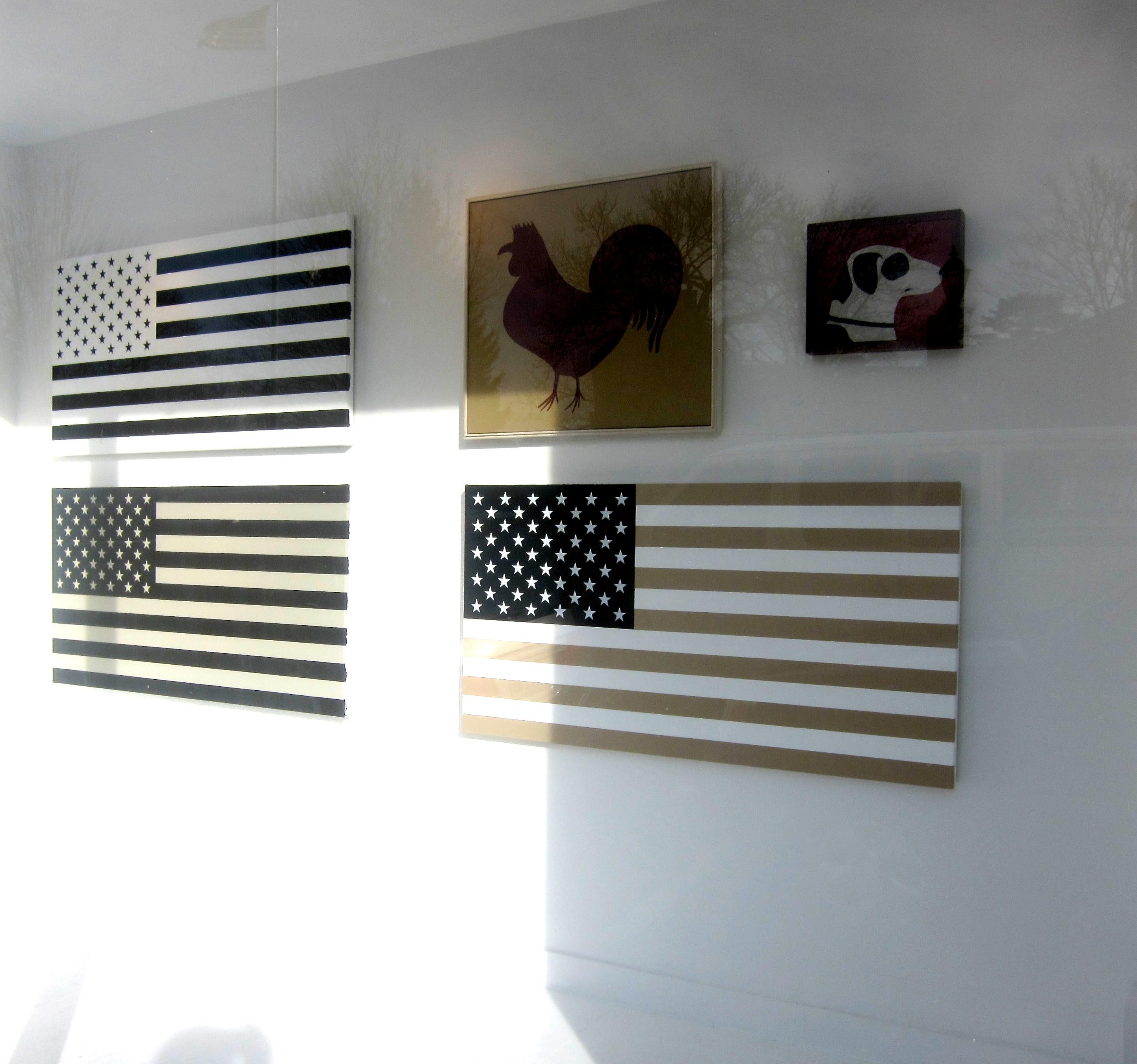 stars and stripes painting