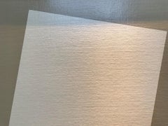 "Tilted Quadrilateral, " Minimalist Tan Contemporary Geometric Oil Painting