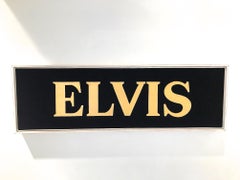 "Velvet Elvis" 23k Gold Minimal Contemporary Pop Art King Rock American Modern