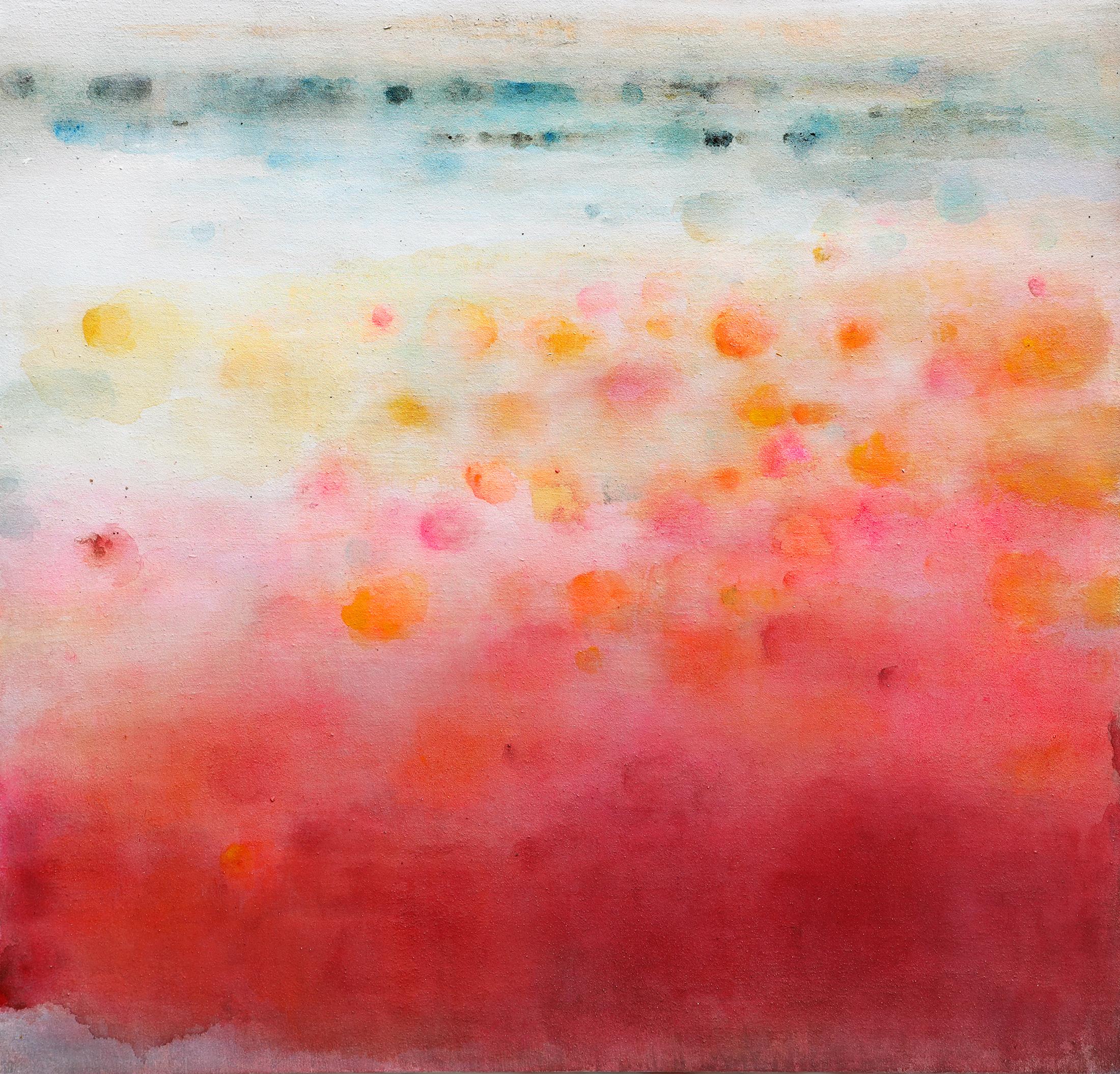 Abstract Painting di Charlotte Bernstrom - Bacio di fuoco