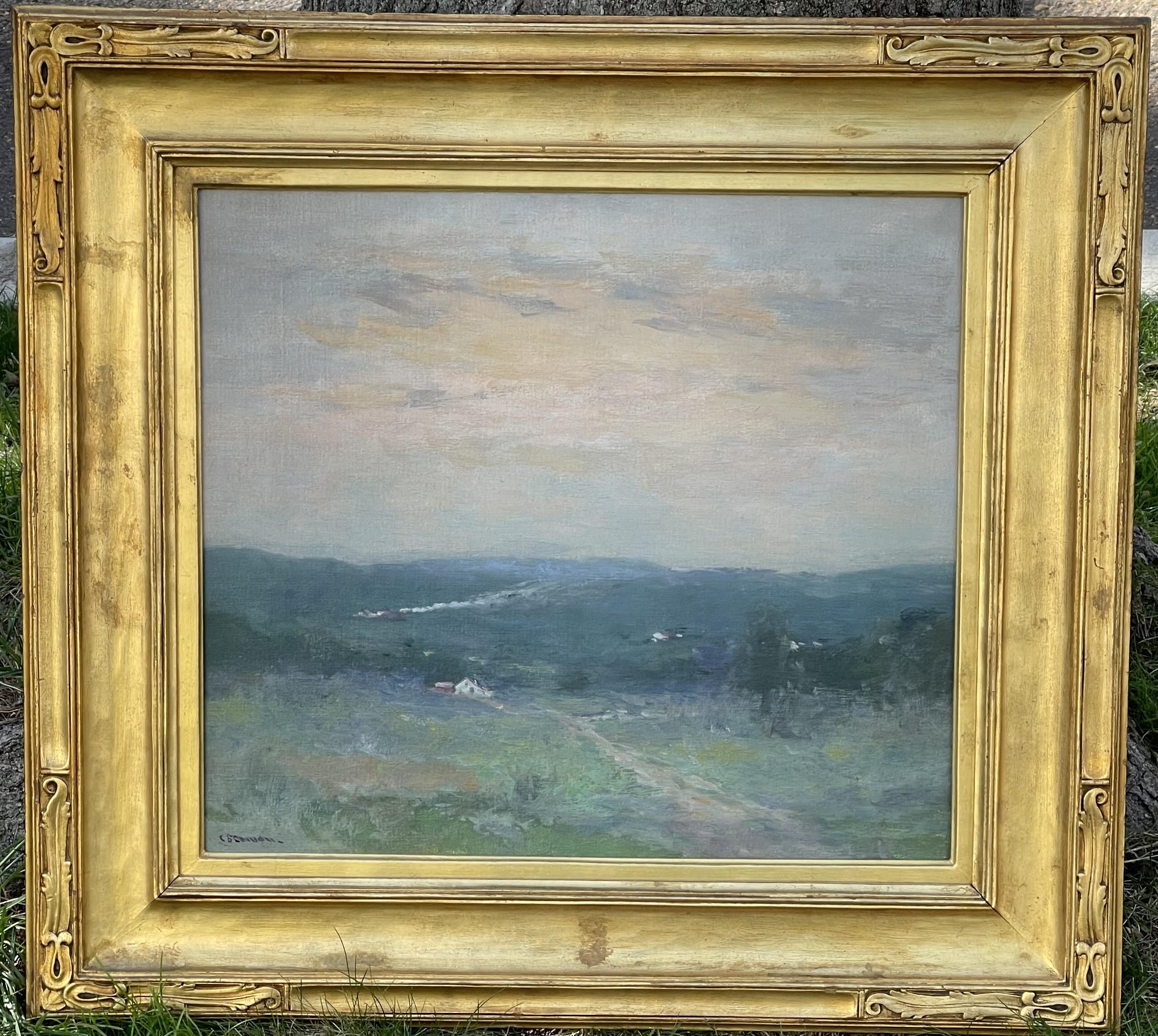 Untitled, Bucolic Landscape - Painting by Charlotte Buell Coman