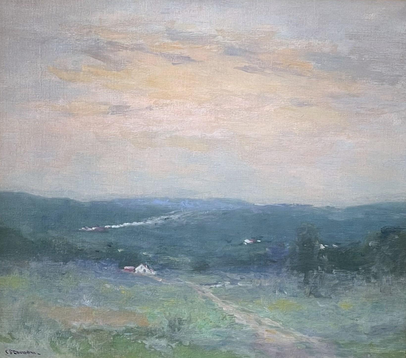 Landscape Painting Charlotte Buell Coman - Sans titre, paysage bucolique