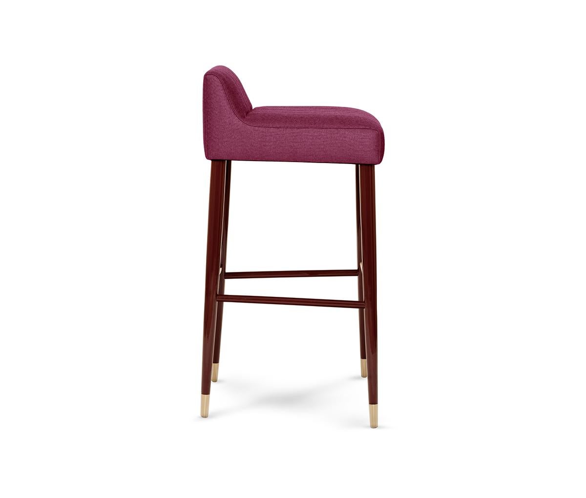 Portuguese Charlotte Counter Stool by Munna For Sale