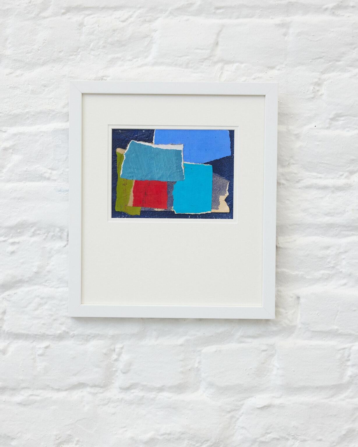 Gouaches and collages on paper (16 x 12 cm), framed with a double mat acid-free, museum glass.