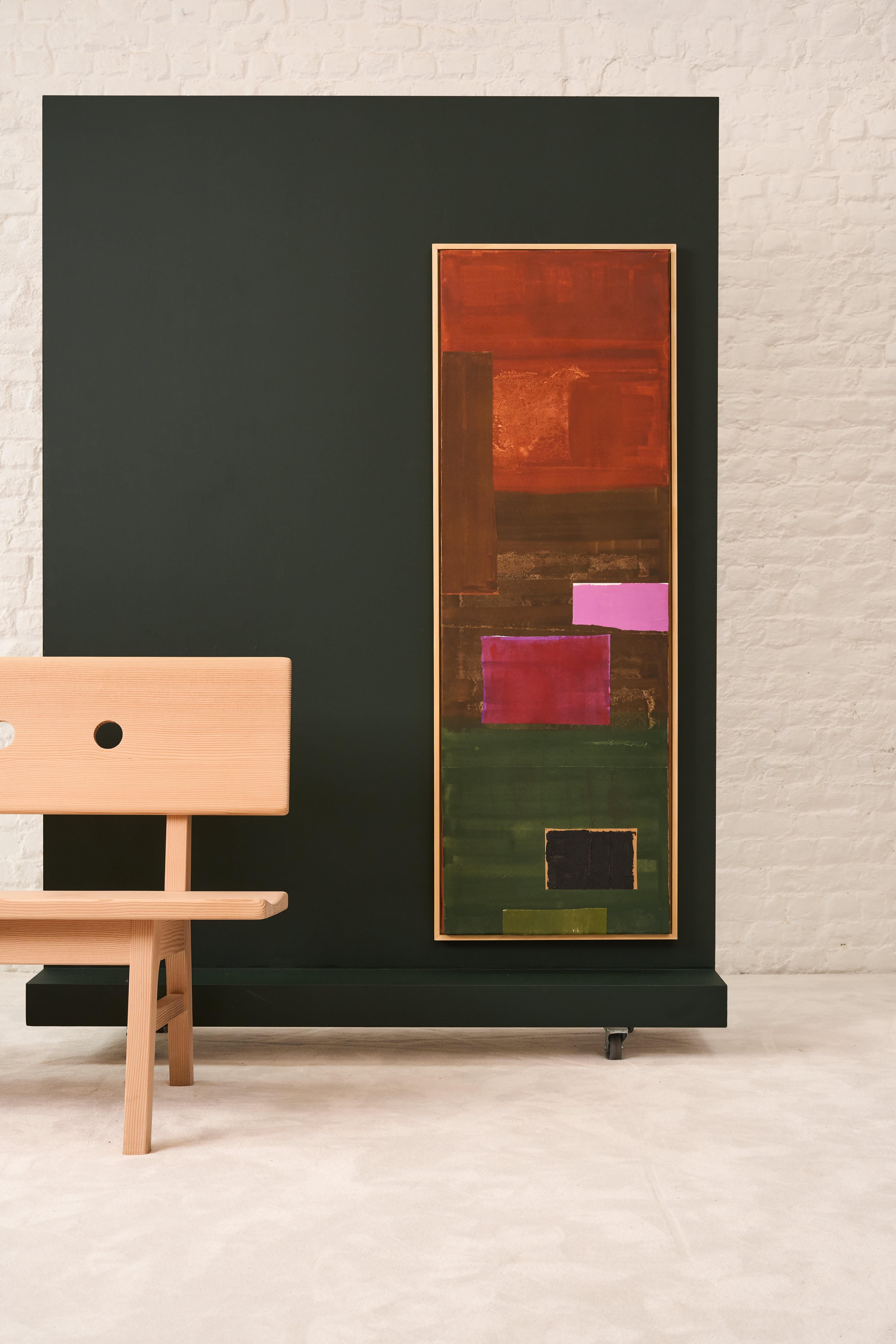 Paint CHARLOTTE CULOT Grand magma 3 For Sale